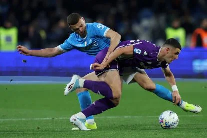 Alessandro Buongiorno of SSC Napoli during a match.