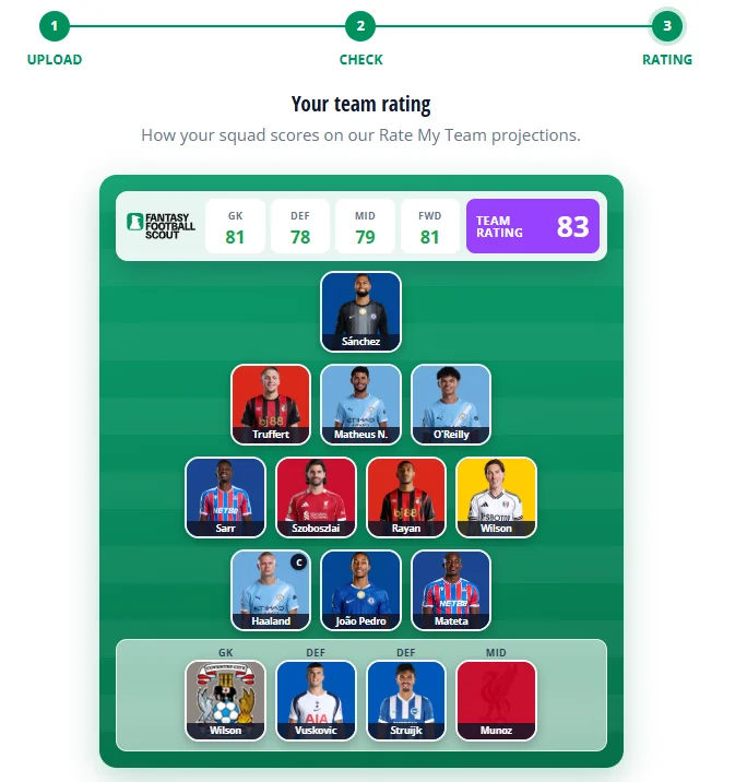 Get your FPL 2026/27 team rated - and transfer tips 4